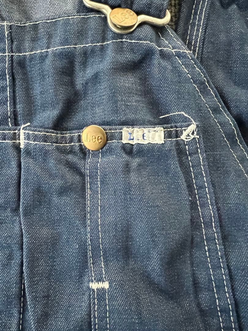 希少 70s Lee ヴィンテージインディゴオーバーオール USA製