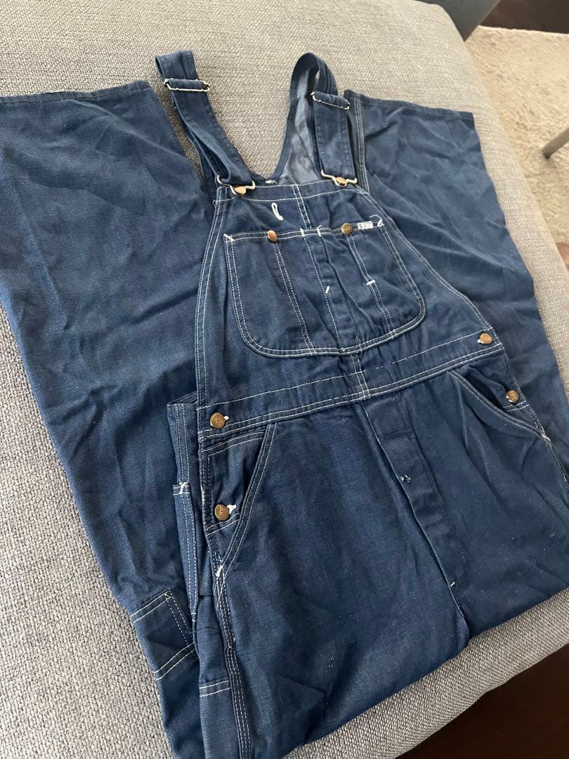 希少 70s Lee ヴィンテージインディゴオーバーオール USA製