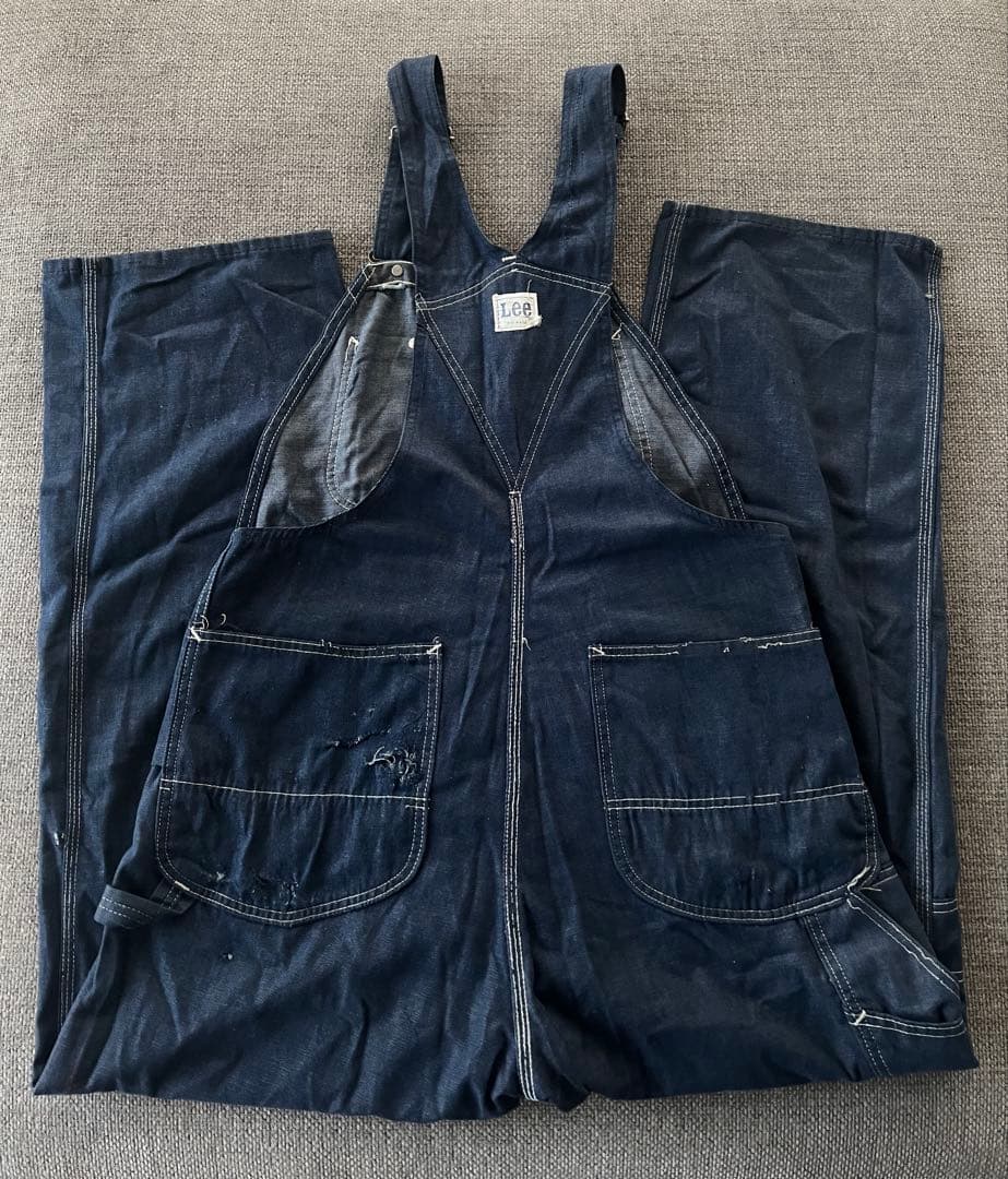 希少 70s Lee ヴィンテージインディゴオーバーオール USA製