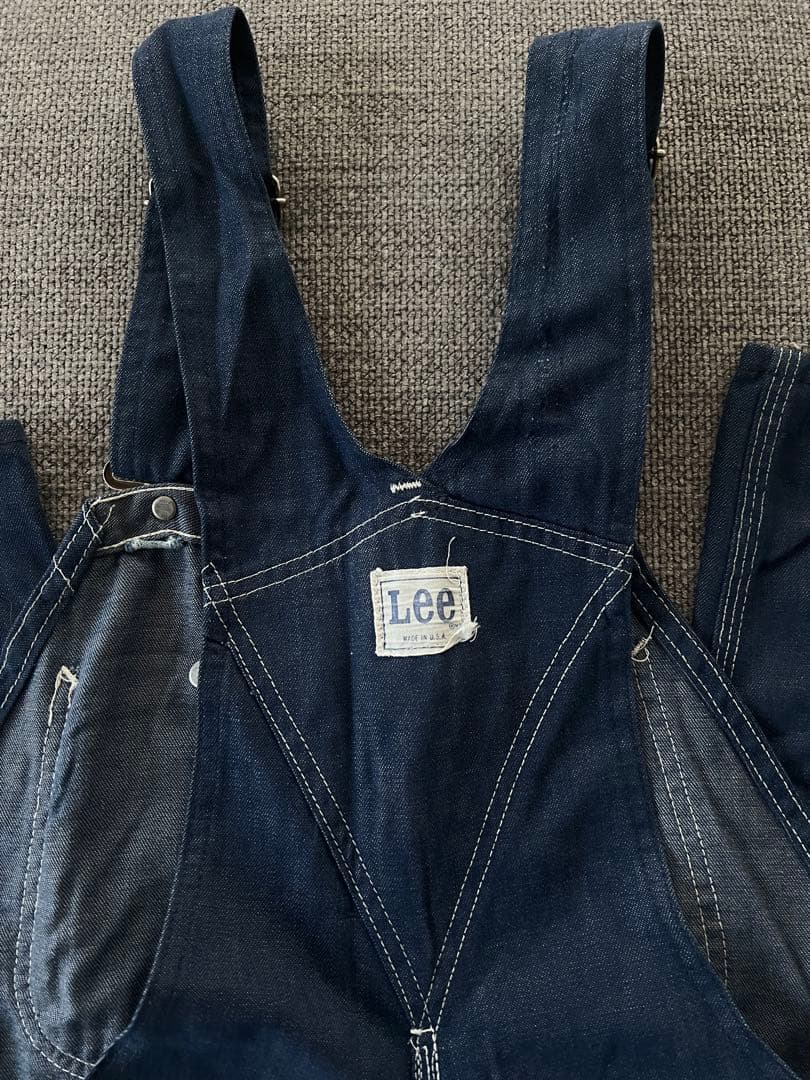 希少 70s Lee ヴィンテージインディゴオーバーオール USA製
