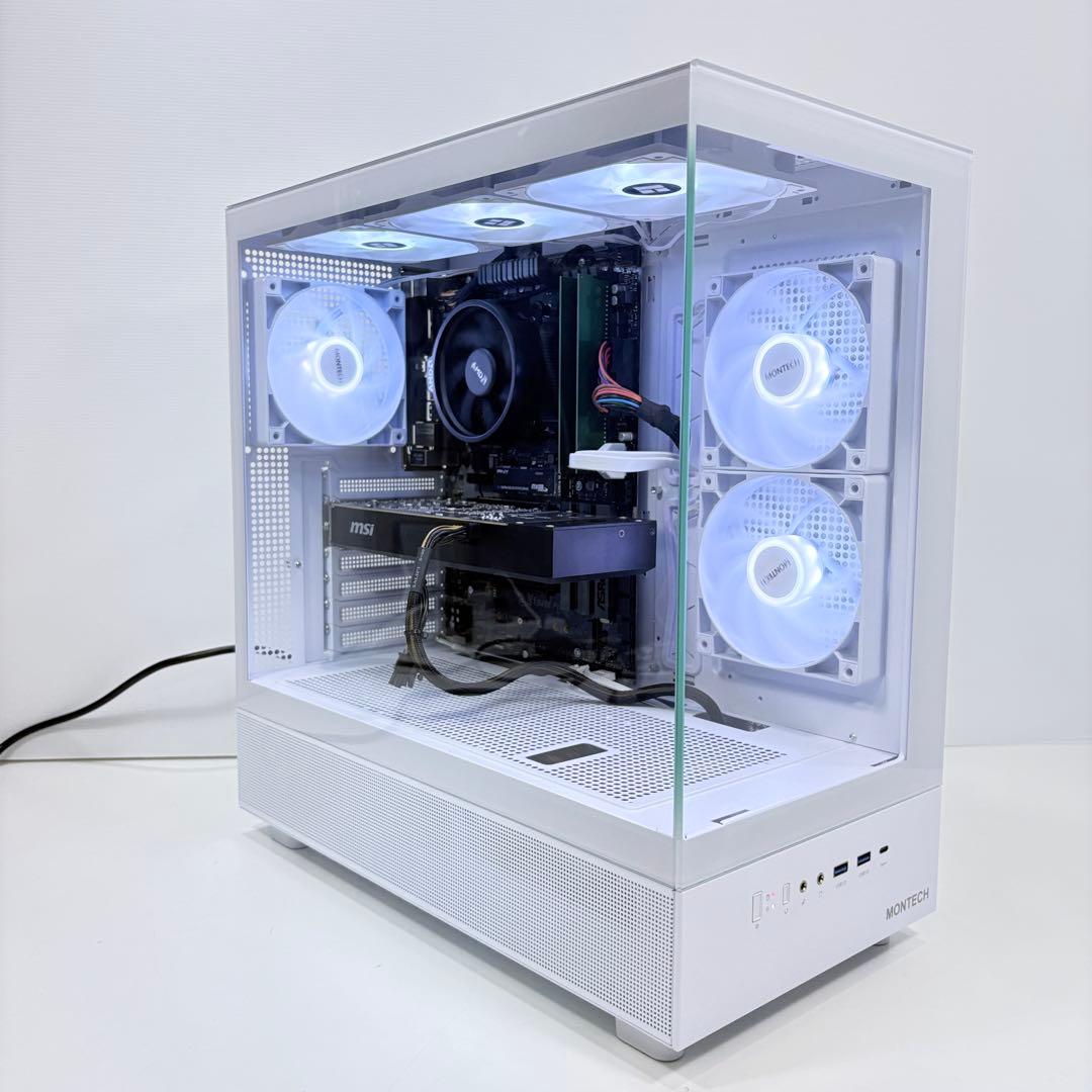 自作ゲーミングPC Ryzen5 3600 RTX1660super 新品ケース