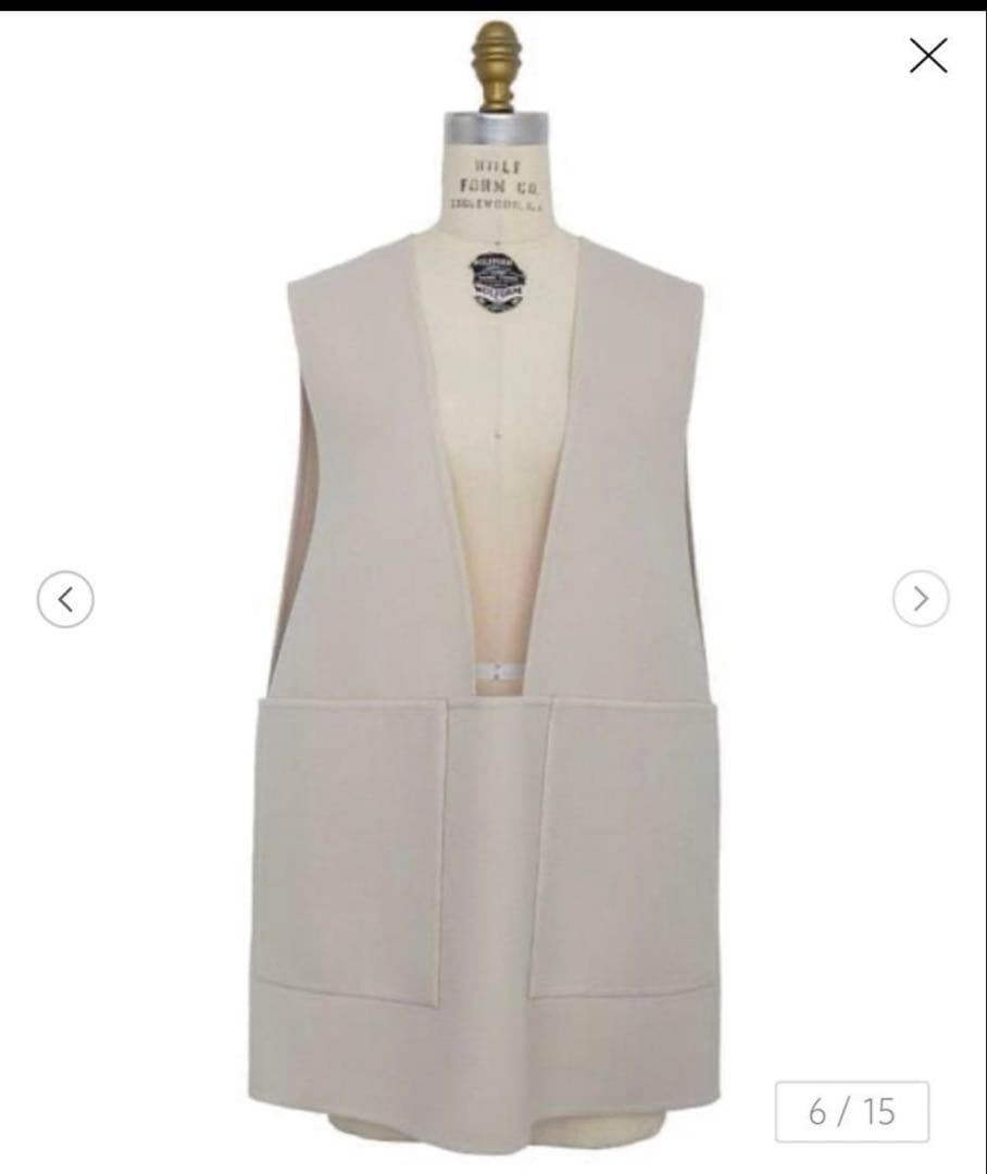 新品　ドゥロワー drawer ウールケヌキジレ ブラミンク BLAMINK