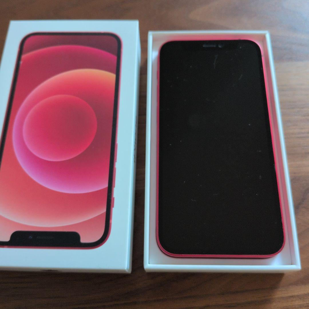 Apple iPhone 12 mini RED 本体　64GB