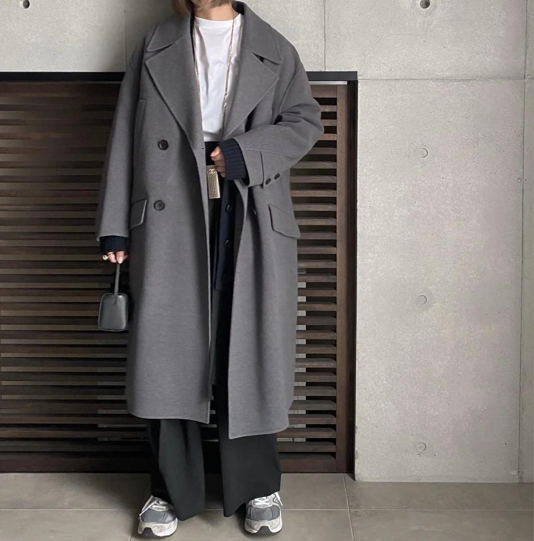 LOHEN ★ハードメルトンリバーピーコート　M.GLEY