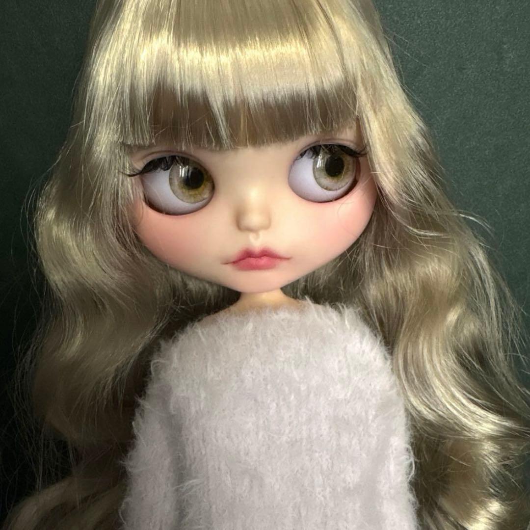 めぐみるく♡アイシードールカスタム❤︎シルバーブロンド❤︎