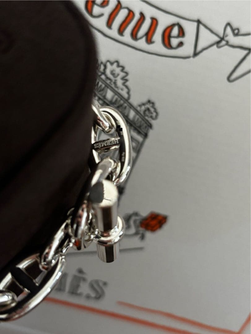 【新品未使用】エルメスシェーヌダンクル GM13コマ　ブレスレット