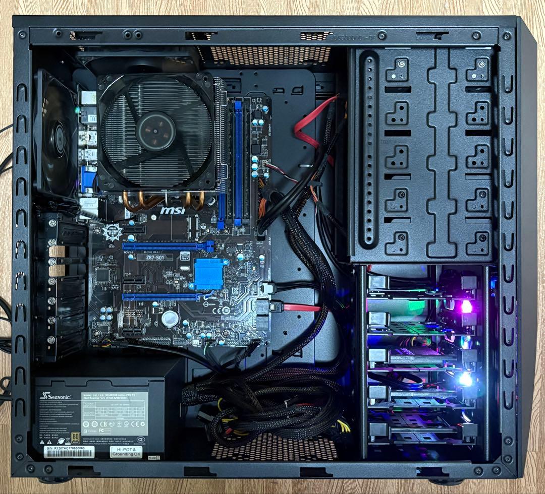 自作PC/Core i7-4770K/メ16/256GB/Office2021