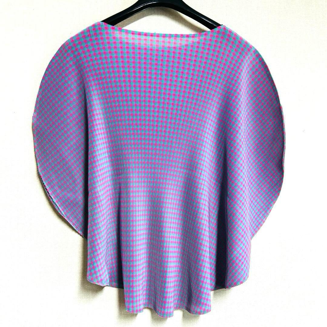 プリーツプリーズ 変形カットソー バルーン サークル イッセイミヤケ