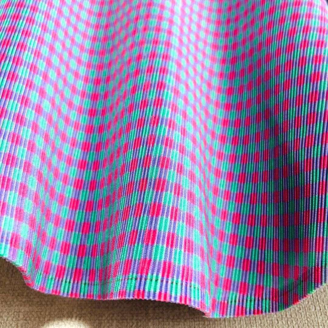 プリーツプリーズ 変形カットソー バルーン サークル イッセイミヤケ