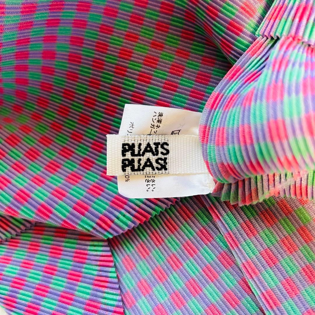 プリーツプリーズ 変形カットソー バルーン サークル イッセイミヤケ