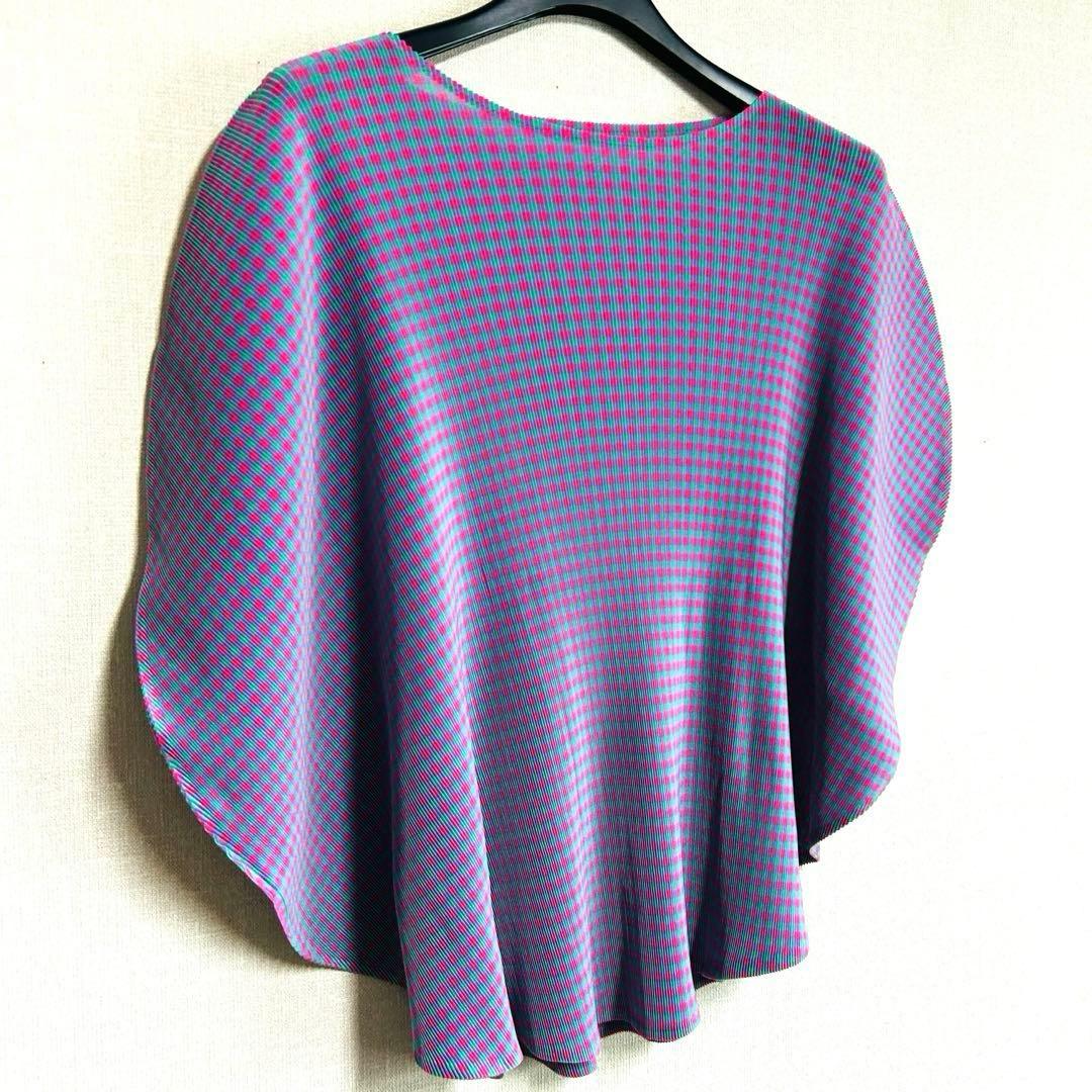 プリーツプリーズ 変形カットソー バルーン サークル イッセイミヤケ