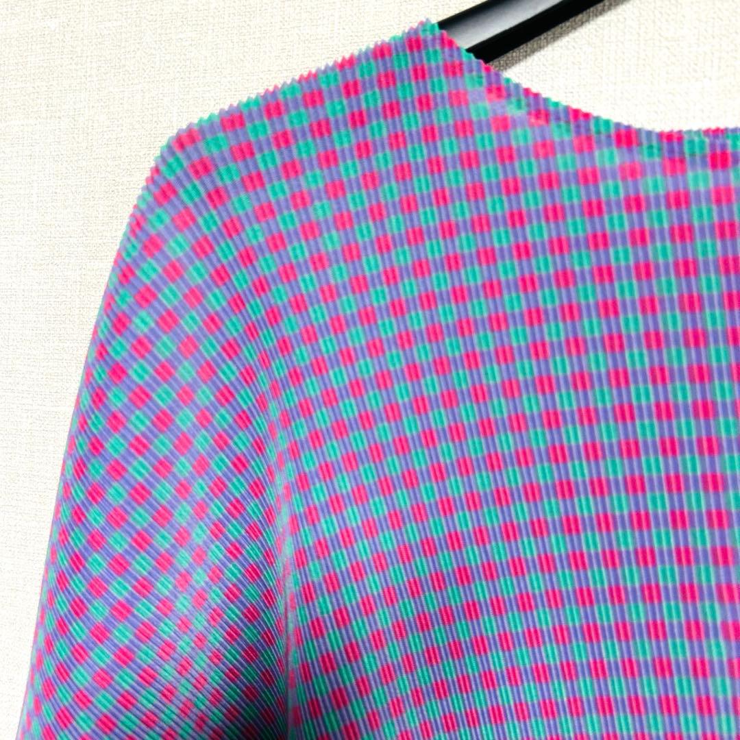 プリーツプリーズ 変形カットソー バルーン サークル イッセイミヤケ