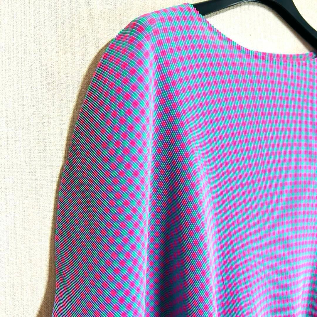 プリーツプリーズ 変形カットソー バルーン サークル イッセイミヤケ