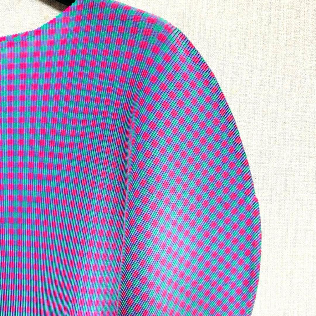 プリーツプリーズ 変形カットソー バルーン サークル イッセイミヤケ