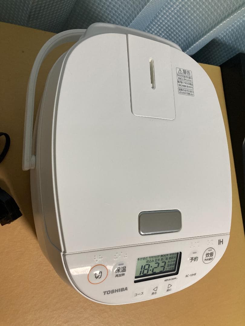 ★美品★２3年製TOSHIBA RC-10HR IH炊飯ジャー炊飯器5.5合炊き