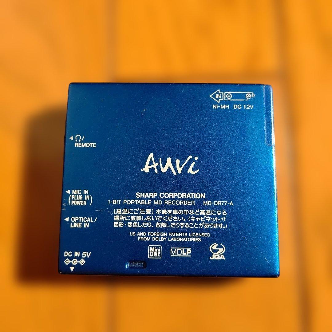 SHARP 1bitポータブルMDレコーダー MD-DR77-A