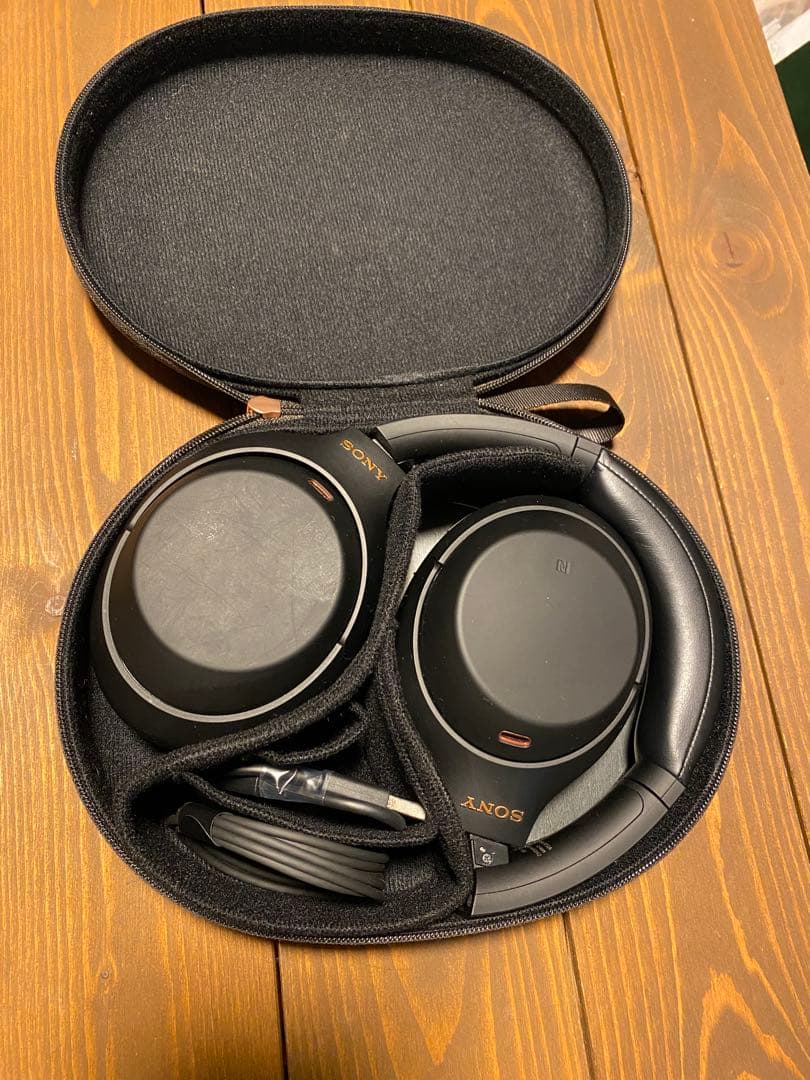 【美品】SONYワイヤレスヘッドホン WH-1000XM4 ブラック