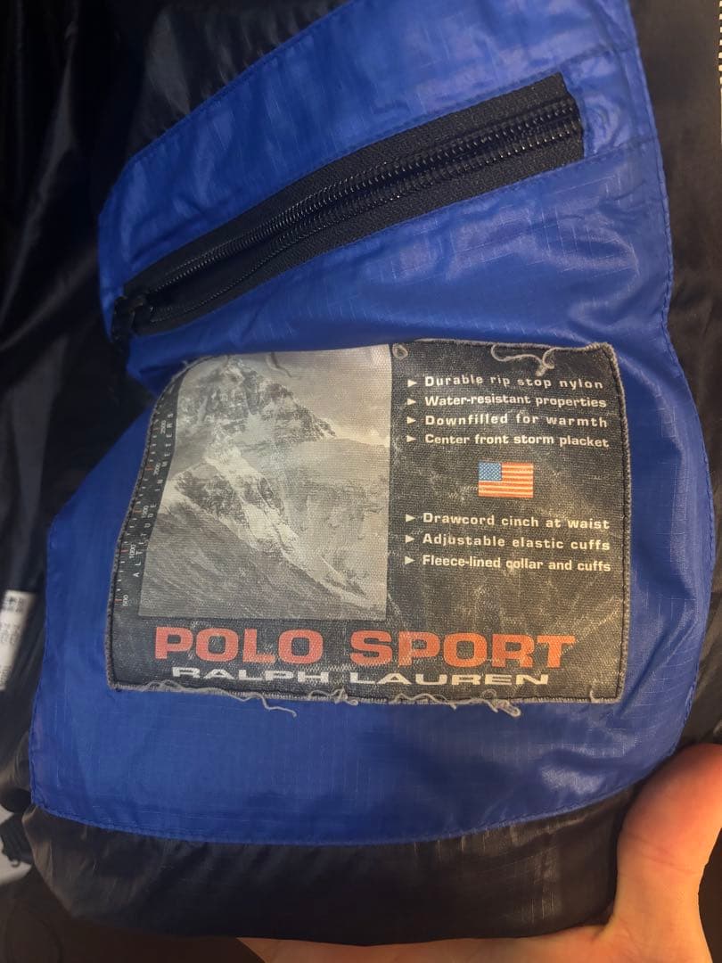 Polo Sport ダウンジャケット 青