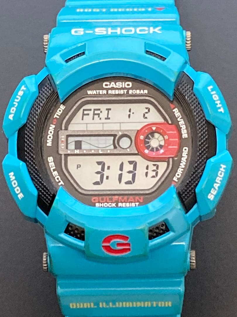 【希少色】G-SHOCK ジーショック　G-9100BL GULFMAN ブルー