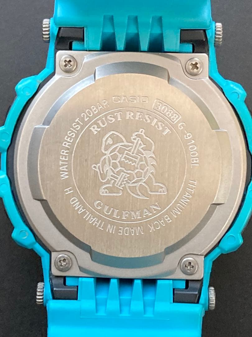 【希少色】G-SHOCK ジーショック　G-9100BL GULFMAN ブルー