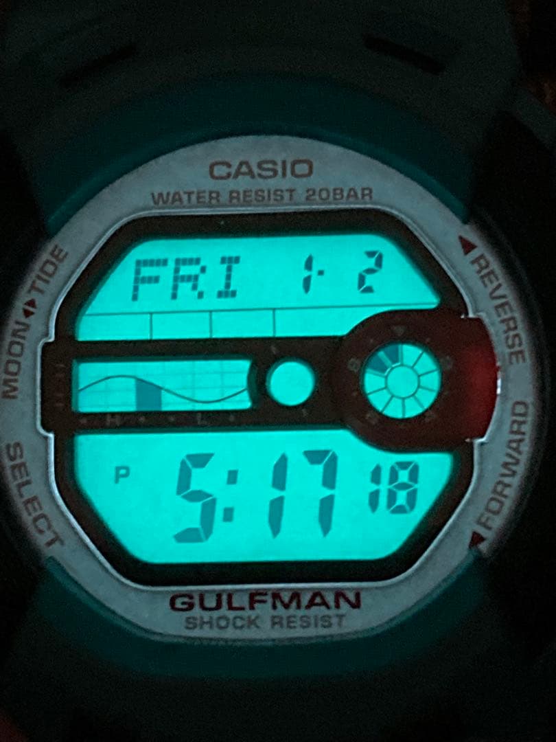 【希少色】G-SHOCK ジーショック　G-9100BL GULFMAN ブルー