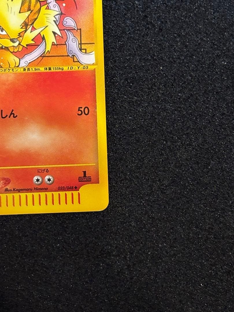 美品　貴重　ウインディ ポケモンカード★web 023/048 1ED