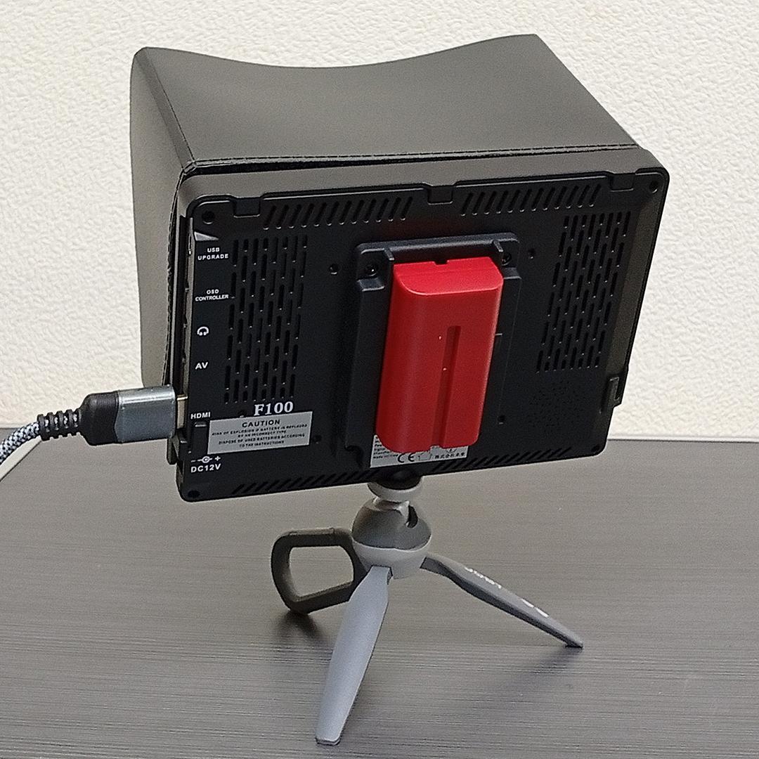 Neewer F100 7インチ カメラフィールドモニター＆充電器＆専用ケース付