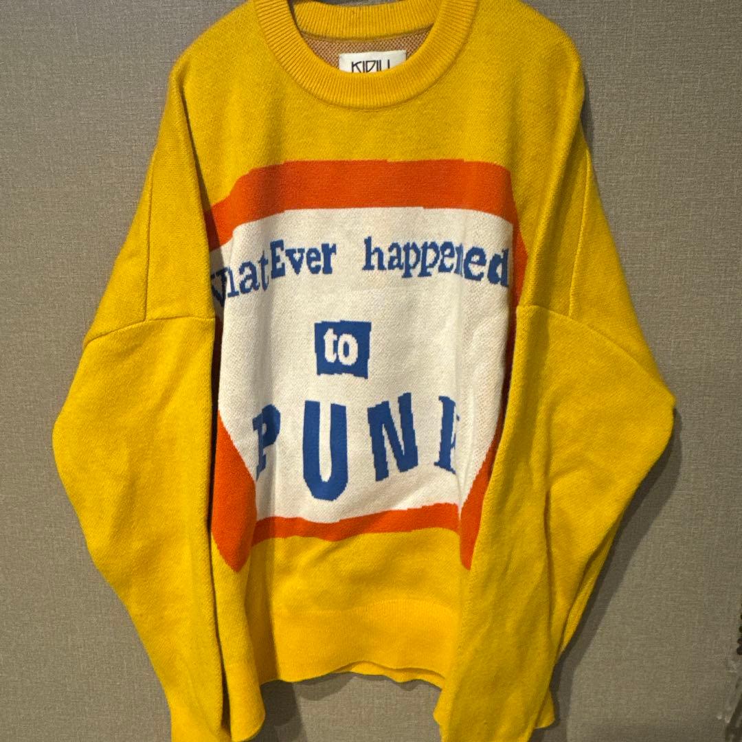 KIDILL PUNK what ever happenedセーター イエロー