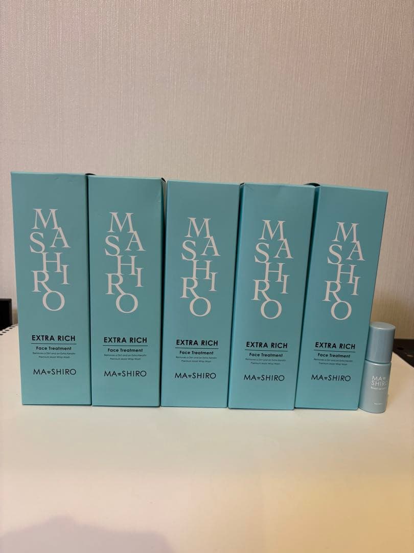 新品・未使用　MA+SHIRO EXTRA RICH フェイストリートメント5本