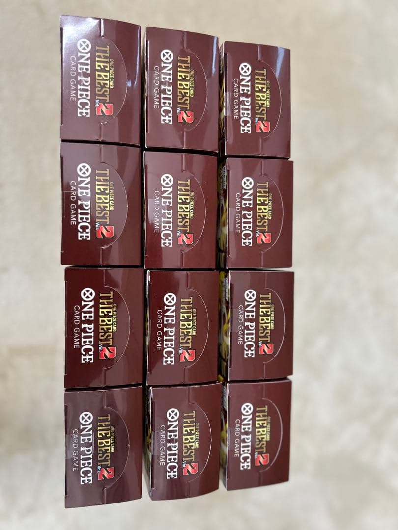ワンピースカードゲームTHE BEST2新品未開封テープ付き 12BOX