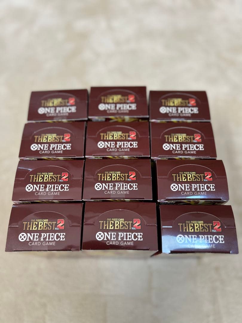 ワンピースカードゲームTHE BEST2新品未開封テープ付き 12BOX