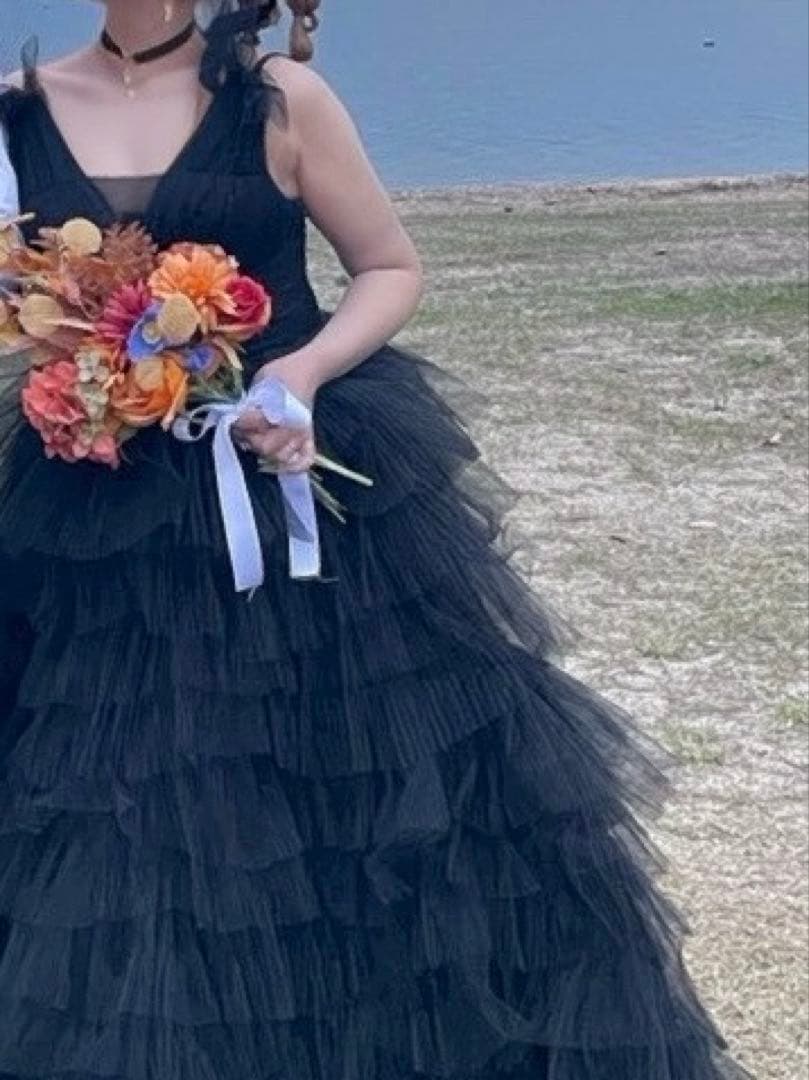 ウェディングドレス ブラック