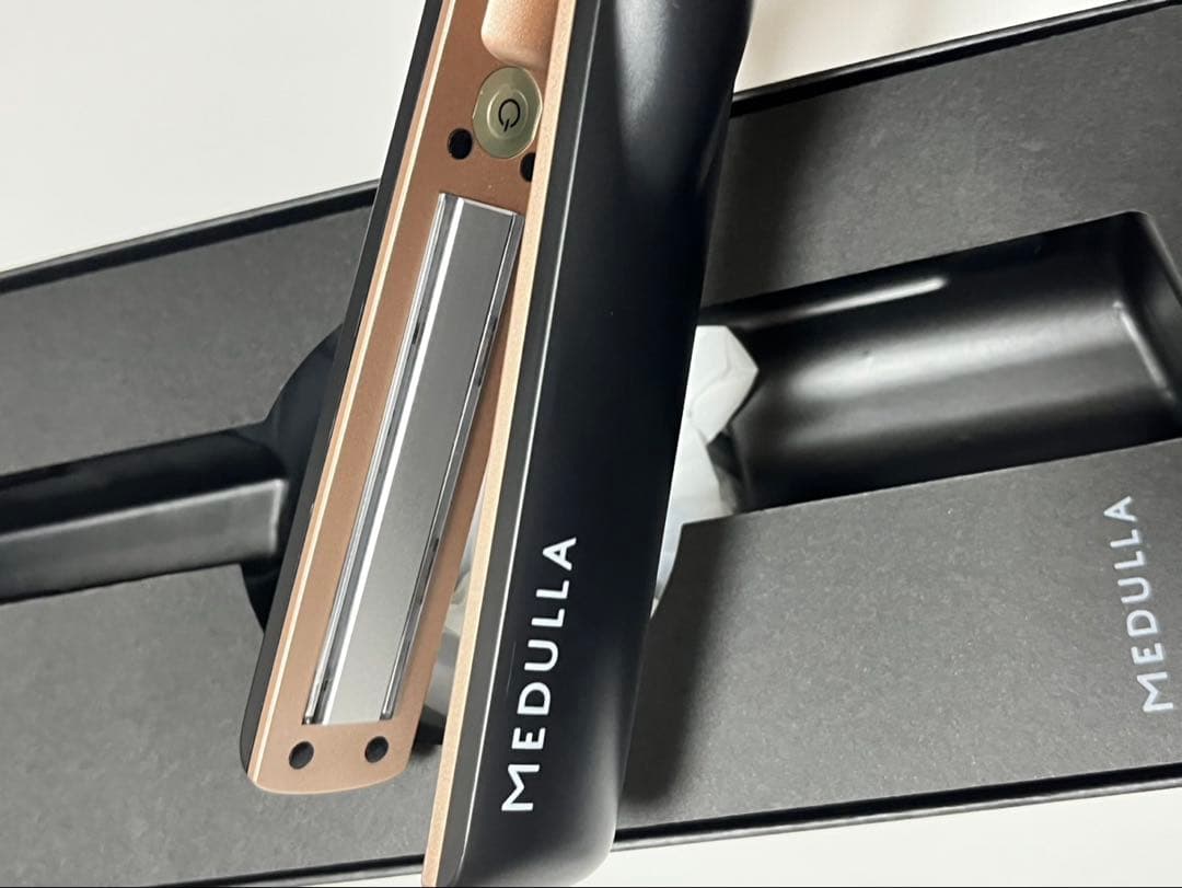 MEDULLA ヘアアイロン ブラック/ローズゴールド【週末セール！！】