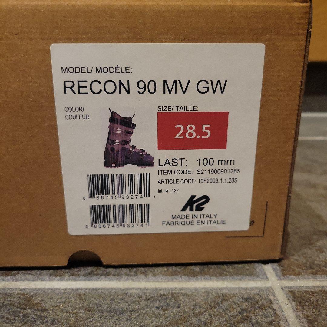 K2 Recon 90 MV GW スキー ブーツ 28.5