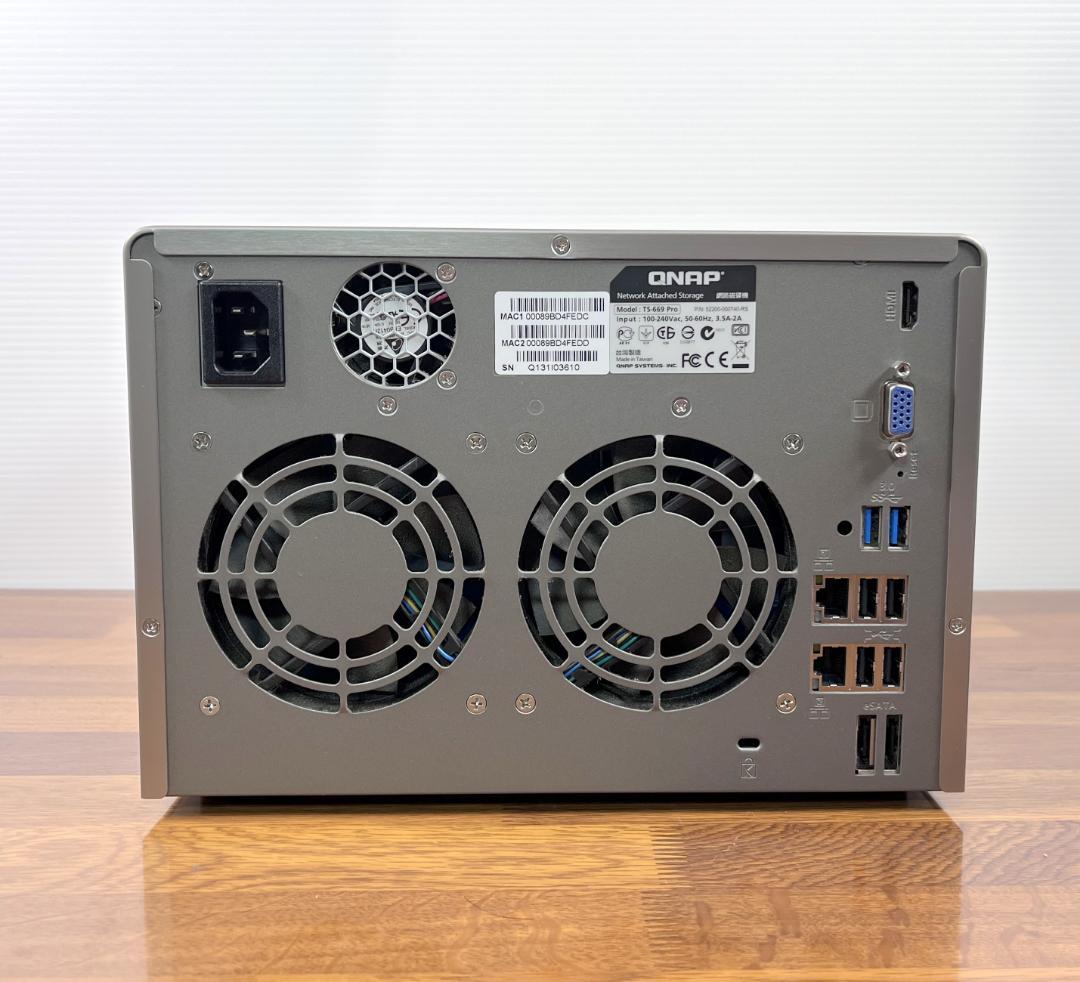 QNAP TS-669 Pro Turbo NAS HDD2TB×6台12TB