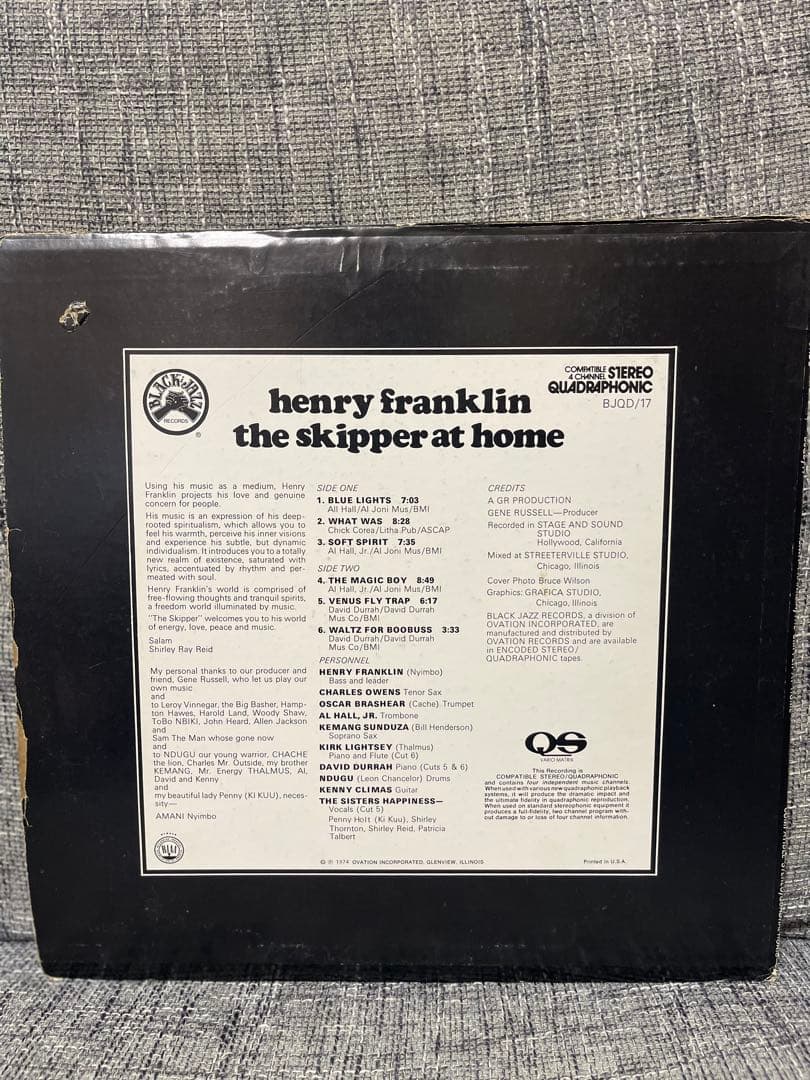 洋楽 Henry Franklin The Skipper at  LP