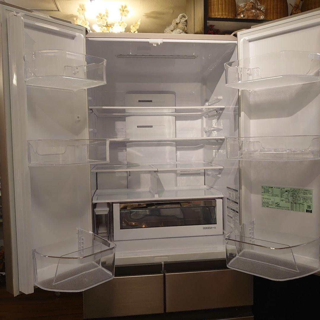 日立 6ドア 冷凍 冷蔵庫 2021年 r-h48r n 綺麗 使用少