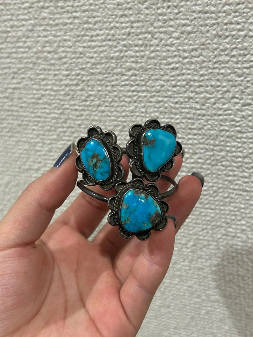 ターコイズ シルバー925 バングル