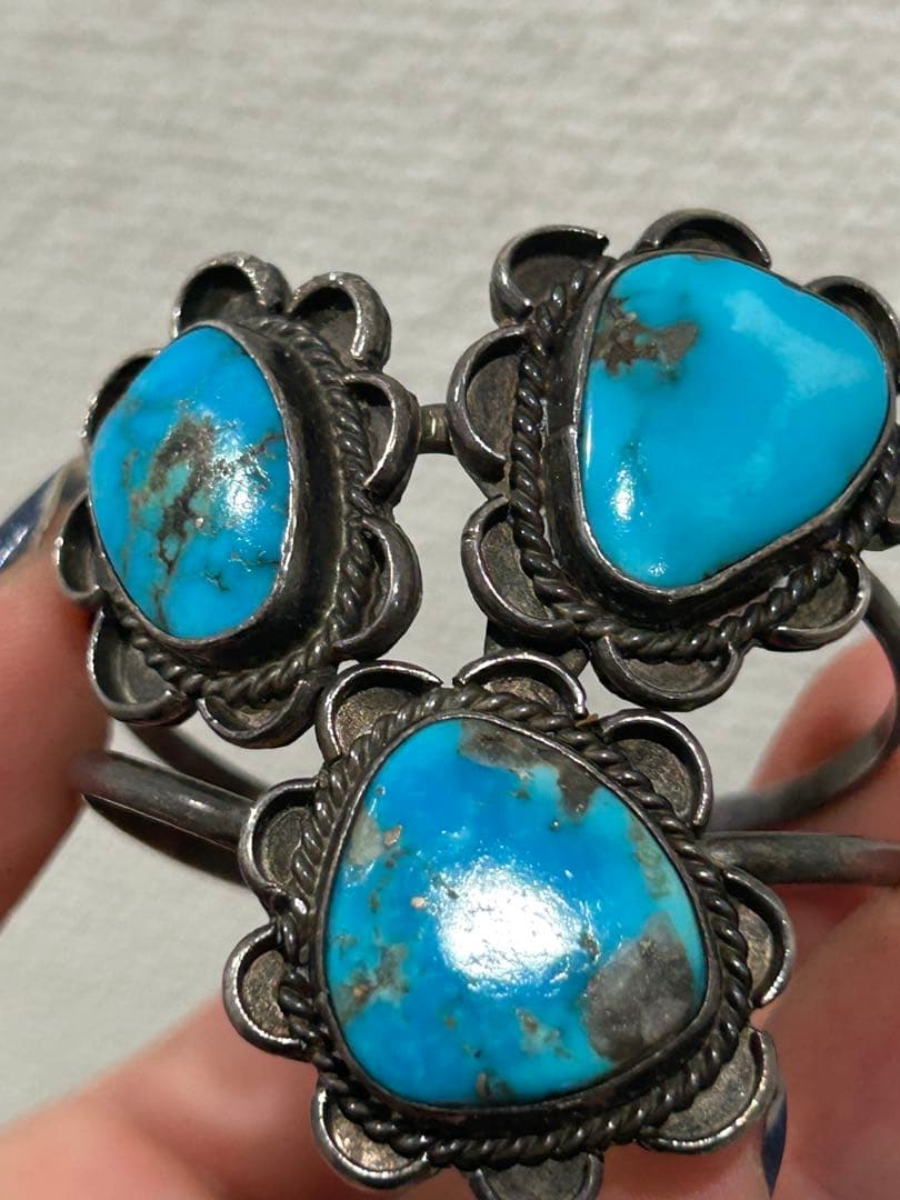 ターコイズ シルバー925 バングル