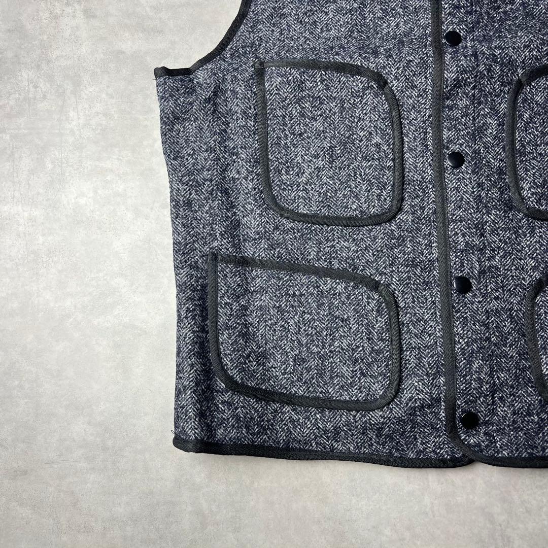 ✅新品　ベスト　ジレ　ウール　復刻　ネイビー　ブラウンズビーチ似　アメカジ　XL