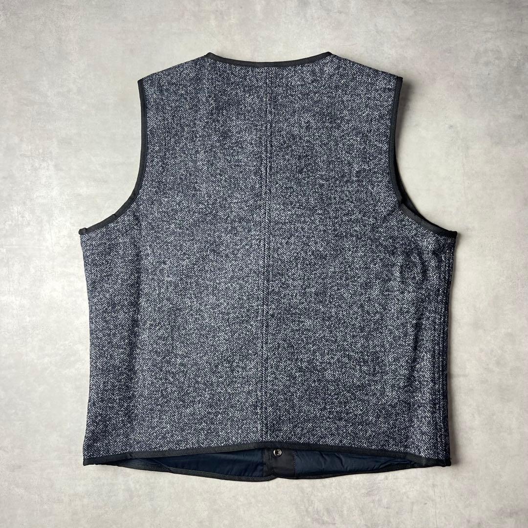 ✅新品　ベスト　ジレ　ウール　復刻　ネイビー　ブラウンズビーチ似　アメカジ　XL