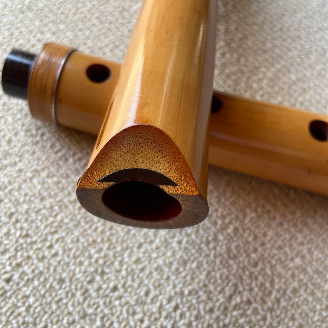 158 尺八　一尺八寸管　銘　精華三印