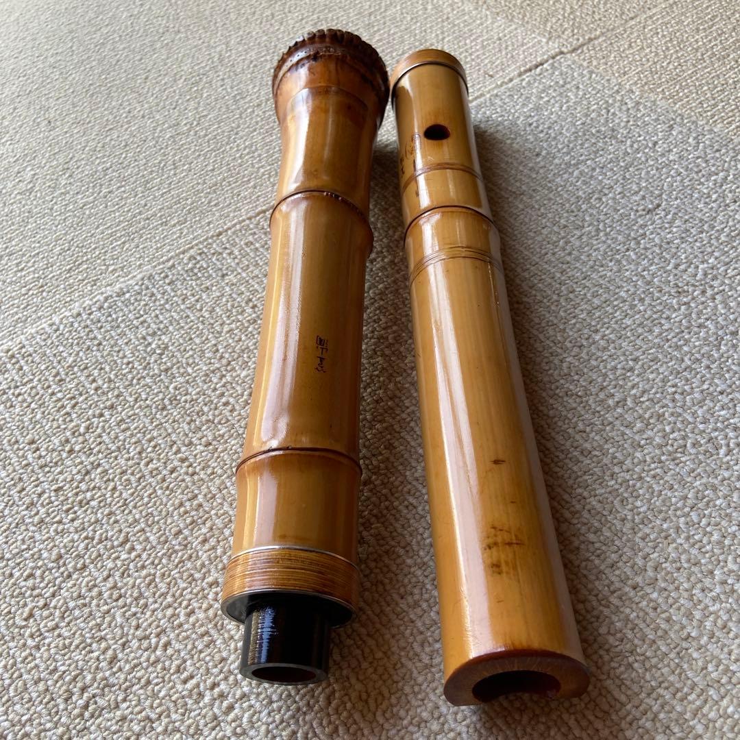 158 尺八　一尺八寸管　銘　精華三印