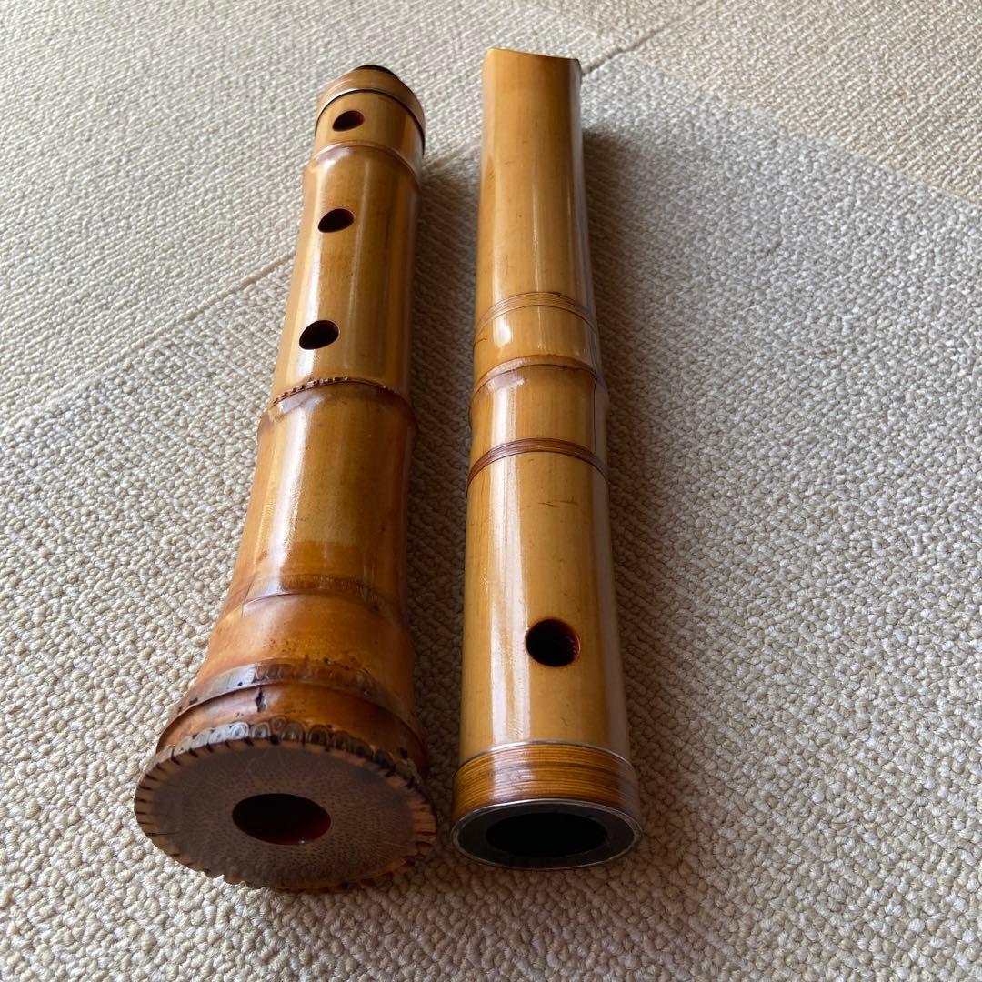 158 尺八　一尺八寸管　銘　精華三印