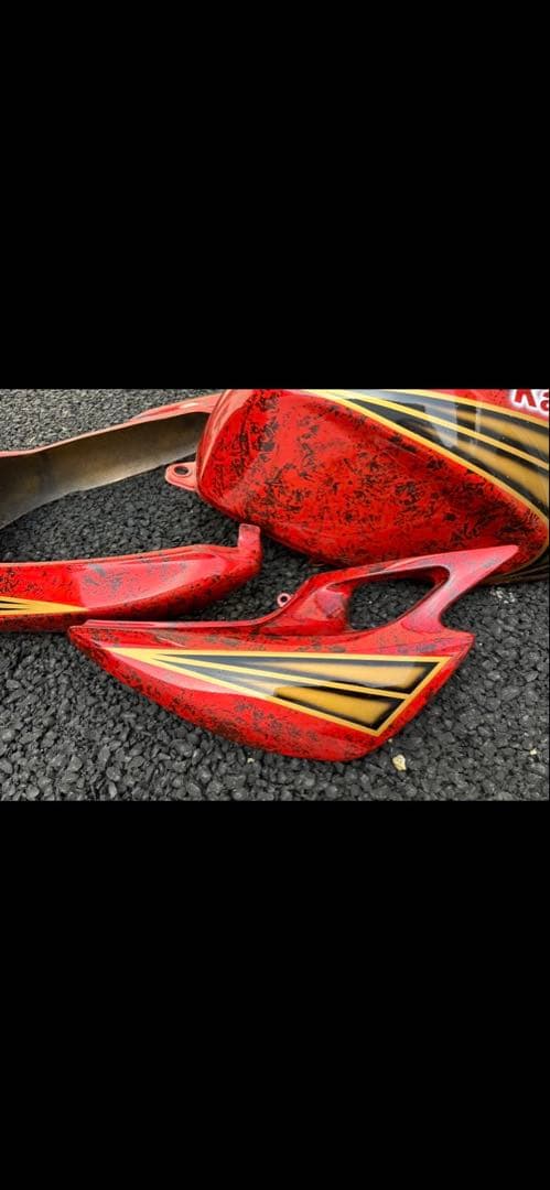 バリオス 外装 セット タンク サイドカバー テール レッド 赤 塗装