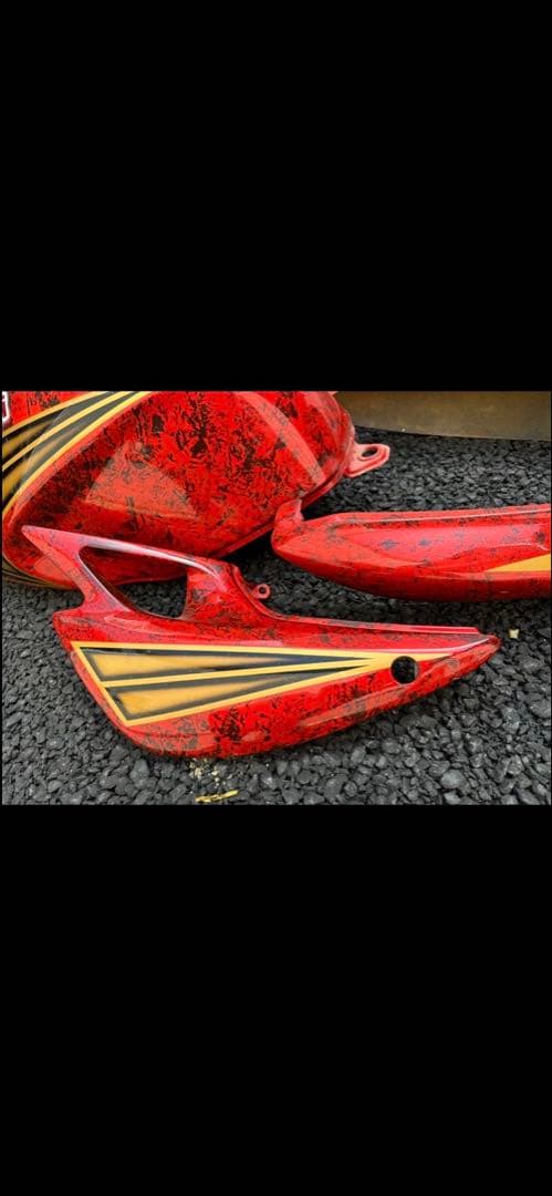 バリオス 外装 セット タンク サイドカバー テール レッド 赤 塗装