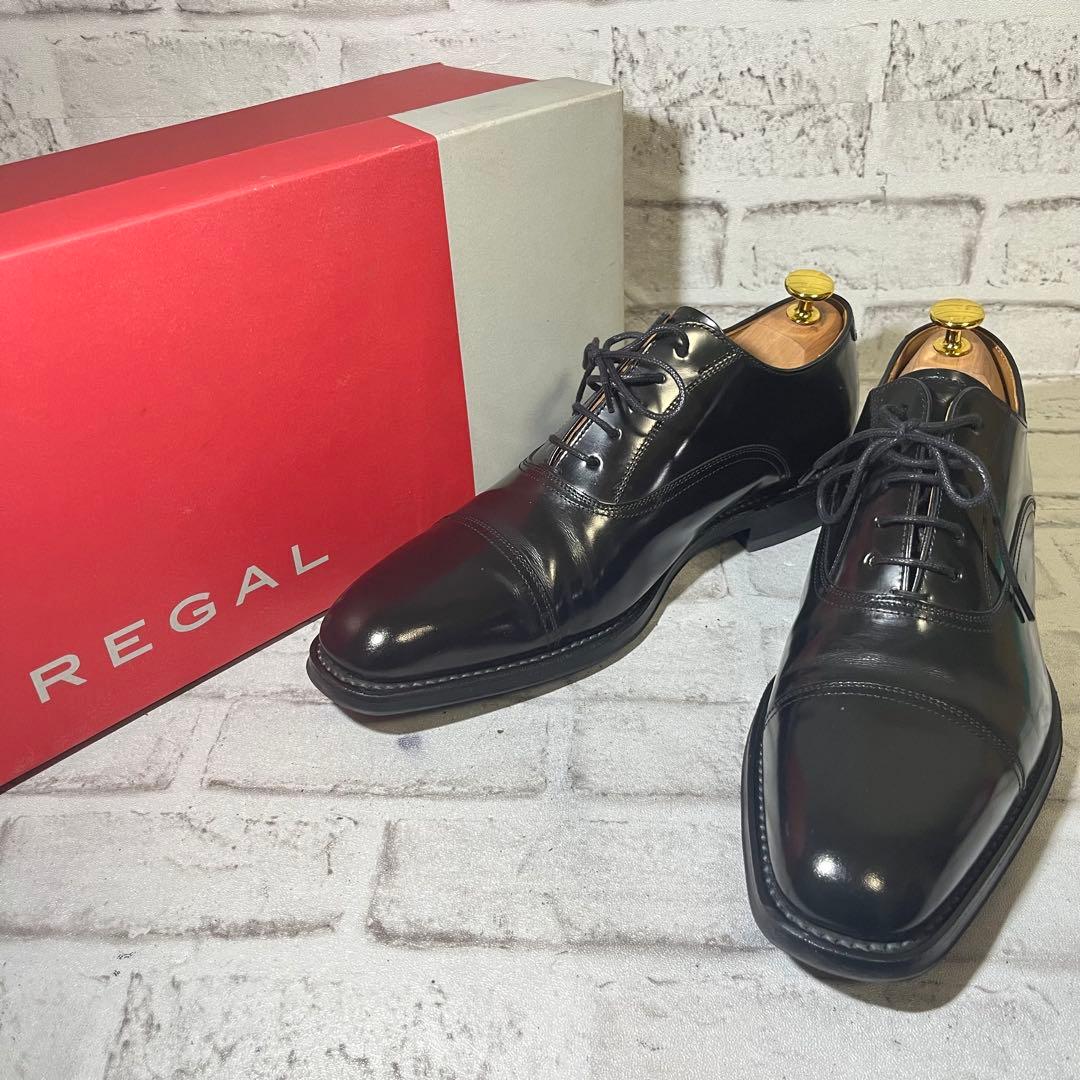 【美品】REGAL 716R 内羽根 ストレートチップ 大人気モデル