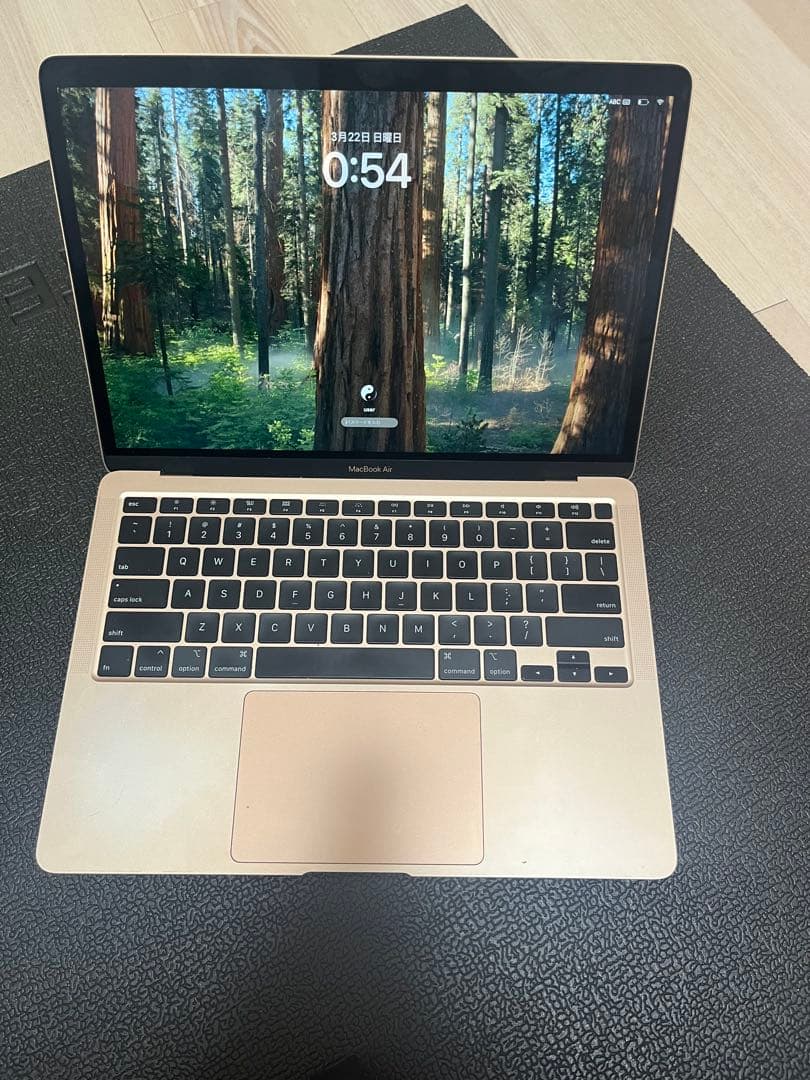 ゴールド MacBook air本体　訳あり　箱付き