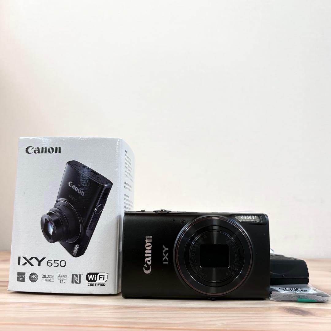 極美品　Canon キャノン　コンパクトデジタルカメラ　IXY 650 ブラック