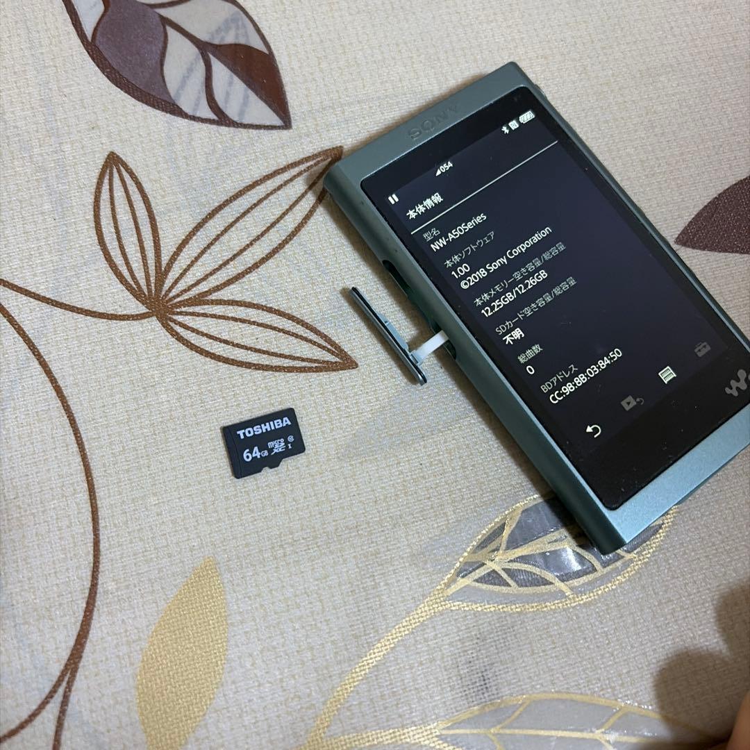 NW-A50Series デジタルオーディオプレーヤー